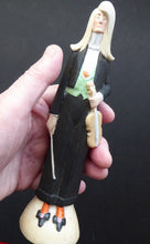 Load image into Gallery viewer, Antique Bisque Porcelain SKINNY or Elongated Figurine by Schafer &amp; Vater: THE VIOLINST

