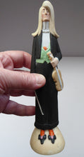 Load image into Gallery viewer, Antique Bisque Porcelain SKINNY or Elongated Figurine by Schafer &amp; Vater: THE VIOLINST
