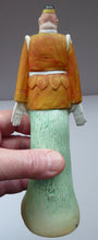 Load image into Gallery viewer, Very Rare Antique Bisque Porcelain SKINNY or Elongated Figurine by Schafer &amp; Vater: MR MCNAB (Scotsman In Mini Kilt) 
