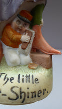 Load image into Gallery viewer, Antique Bisque Porcelain SKINNY or Elongated Figurine by Schafer &amp; Vater: THE LITTLE SHOE SHINER
