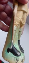 Load image into Gallery viewer, Very Rare Antique Bisque Porcelain SKINNY or Elongated Figurine by Schafer &amp; Vater: THE GOLFER
