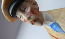 Load image into Gallery viewer, Very Rare Antique Bisque Porcelain SKINNY or Elongated Figurine by Schafer &amp; Vater: THE GOLFER
