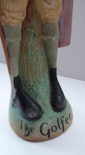 Load image into Gallery viewer, Very Rare Antique Bisque Porcelain SKINNY or Elongated Figurine by Schafer &amp; Vater: THE GOLFER
