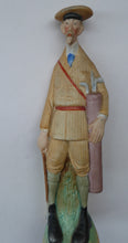 Load image into Gallery viewer, Very Rare Antique Bisque Porcelain SKINNY or Elongated Figurine by Schafer &amp; Vater: THE GOLFER
