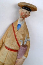 Load image into Gallery viewer, Very Rare Antique Bisque Porcelain SKINNY or Elongated Figurine by Schafer &amp; Vater: THE GOLFER
