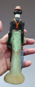 VERY Rare Antique Bisque Porcelain SKINNY or Elongated Figurine by Schafer & Vater: MR ADAM 1 