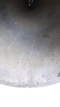 Load image into Gallery viewer, UNUSUAL MASSIVE Vintage Concrete 1960s or 1970s Table Lamp. Exterior with Shiny Chocolate Colour Glaze
