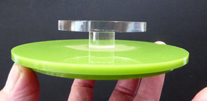 Three Large Clear Glass Storage or Sweetie Jars with Perspex Fitted Lids