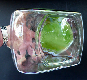 Set of Three Large Clear Glass Storage or Sweetie Jars with Perspex Fitted Lids