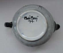 Load image into Gallery viewer, SCOTTISH POTTERY. Rare MakMerry Hand-Painted Teapot with White Prunus Blossoms and Pink Background. Excellent Condition

