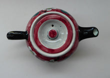 Load image into Gallery viewer, SCOTTISH POTTERY. Rare MakMerry Hand-Painted Teapot with White Prunus Blossoms and Pink Background. Excellent Condition
