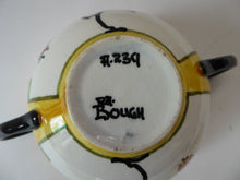 Load image into Gallery viewer, SCOTTISH POTTERY. 1930s BOUGH Pottery. Rare Twin Handled Dish &amp; Cover - with Matching Stand. Richard Amour; Dated 1939
