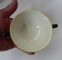 Load image into Gallery viewer, SCOTTISH POTTERY. 1930s BOUGH Pottery. Rare Twin Handled Dish &amp; Cover - with Matching Stand. Richard Amour; Dated 1939
