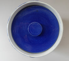 Load image into Gallery viewer, MASSIVE Blue Totem Pattern PORTMEIRION Storage Jar. Susan Williams-Ellis Design 1964: 7 3/4 inches

