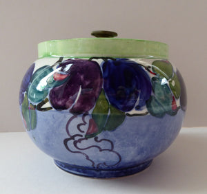 1930s Elizabeth Amour Bough Pottery Ceramic Tobacco Jar Rare