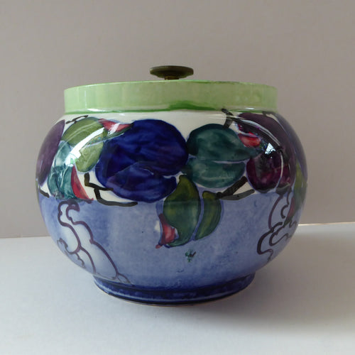 1930s Elizabeth Amour Bough Pottery Ceramic Tobacco Jar Rare