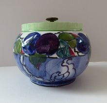 Load image into Gallery viewer, 1930s Elizabeth Amour Bough Pottery Ceramic Tobacco Jar Rare

