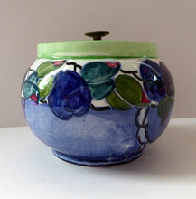 Load image into Gallery viewer, 1930s Elizabeth Amour Bough Pottery Ceramic Tobacco Jar Rare
