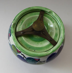 1930s Elizabeth Amour Bough Pottery Ceramic Tobacco Jar Rare