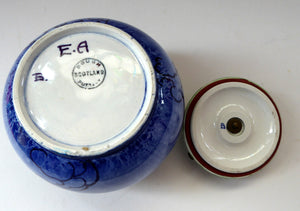 1930s Elizabeth Amour Bough Pottery Ceramic Tobacco Jar Rare