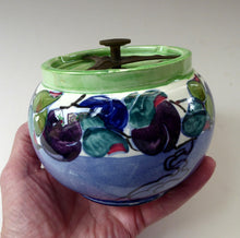Load image into Gallery viewer, 1930s Elizabeth Amour Bough Pottery Ceramic Tobacco Jar Rare
