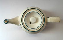 Load image into Gallery viewer, SCOTTISH POTTERY. Rare 1920s Morrison &amp; Crawford ROSSLYN Ware Miniature Teapot from Grantshouse. Hand Painted Scotch Thistles
