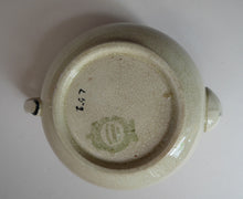 Load image into Gallery viewer, Scottish Pottery. RARE Robert Heron &amp; Sons LANGTOUN WARE, Kirkcaldy. Small Size Teapot - with Dark Cherries and Floral Design
