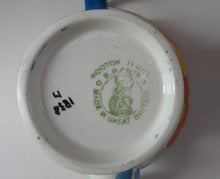 Load image into Gallery viewer, SCOTTISH POTTERY. 1930s Art Deco Scotch Ivory Floral Miniature Teapot. BRITANNIA Pottery, Glasgow. Hand Painted
