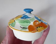 Load image into Gallery viewer, SCOTTISH POTTERY. 1930s Art Deco Scotch Ivory Floral Miniature Teapot. BRITANNIA Pottery, Glasgow. Hand Painted
