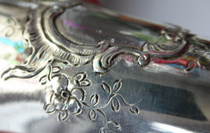 FIVE Antique Pretty RUSSIAN SILVER Vodka Tot Cups or Shot Beakers Rocaille Cartouche