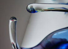 Load image into Gallery viewer, 1960s MURANO Sommerso Double Cased Glass Sculptural Bowl 
