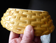 Load image into Gallery viewer, Rare ANTIQUE Staffordshire Bisque DUCK on a NEST. Victorian era; and in excellent condition
