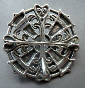 Scandinavian FINNISH Silver Pendant Brooch by KALEVALA KORU