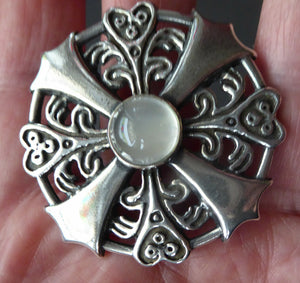 Scandinavian FINNISH Silver Pendant Brooch by KALEVALA KORU