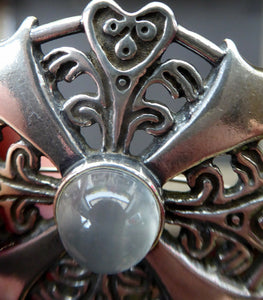 Scandinavian FINNISH Silver Pendant Brooch by KALEVALA KORU