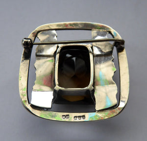 SCOTTISH SILVER Designer Brooch by William Hardwick Hall