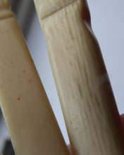 Load image into Gallery viewer, Antique Georgian French Prisoner of War Carved Cow Bone Baby Teether
