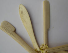 Load image into Gallery viewer, Antique Georgian French Prisoner of War Carved Cow Bone Baby Teether
