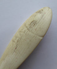 Load image into Gallery viewer, Antique Georgian French Prisoner of War Carved Cow Bone Baby Teether
