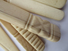 Load image into Gallery viewer, Antique Georgian French Prisoner of War Carved Cow Bone Baby Teether

