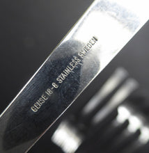 Load image into Gallery viewer, Vintage SWEDISH GENSE 1940s Stainless Steel THEBE Pattern Cutlery Dessert Forks designed by Folke Arstrom
