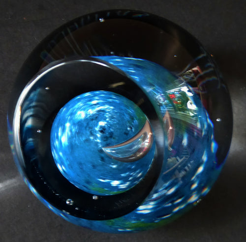 Peter Holmes Caithness Glass Paperweight First Quarter