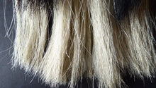 Load image into Gallery viewer, ANTIQUE Scottish Miniature Horsehair Sporran for a Child with Celtic Dragon Decorated White Metal Mantle

