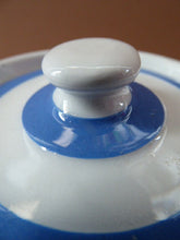 Load image into Gallery viewer, 1930s Rarer Lettering: WHOLE RICE TG GREEN Cornishware Storage Jar: Early Green Church Mark
