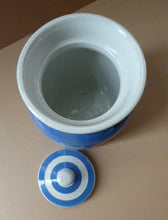 Load image into Gallery viewer, 1930s Cornishware Storage Jar: Almonds
