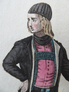 19th Century Swiss Cantons Regional Costume Antique Prints