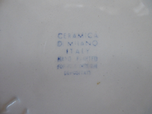 Load image into Gallery viewer, 1950s Ceramica Di Milano ICE PAIL with Handle. Very Rare - with decoration showing a stylish couple drinking cocktails

