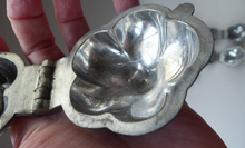 Load image into Gallery viewer, Antique Set of SIX Aluminium Chocolate Moulds. Very Substantial Items in the Form of Lotus Flowers
