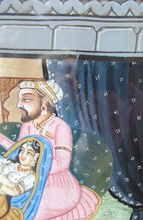 Load image into Gallery viewer, Original Vintage Indian Miniature Watercolour Painting
