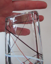 Load image into Gallery viewer, Vicke Lindstrand for Kosta Glass 1950s Vase Signed

